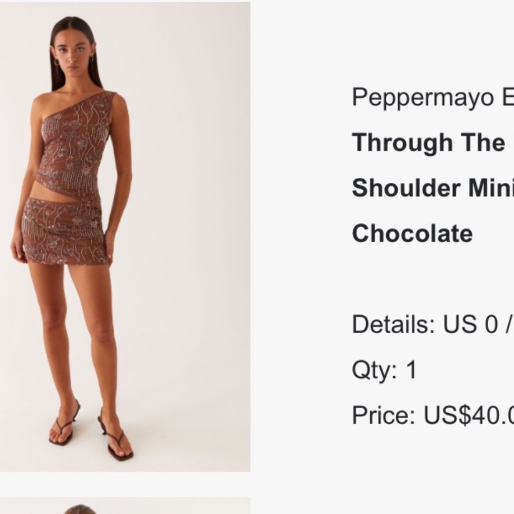 Odette Satin Mini Dress - Yellow